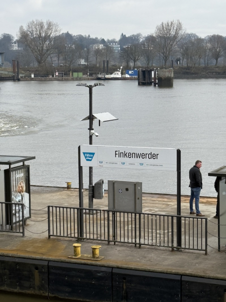Haltestelle Finkenwerder Elbfähre