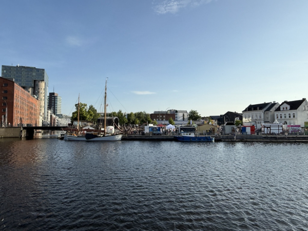 Binnenhafen in Hamburg Harburg