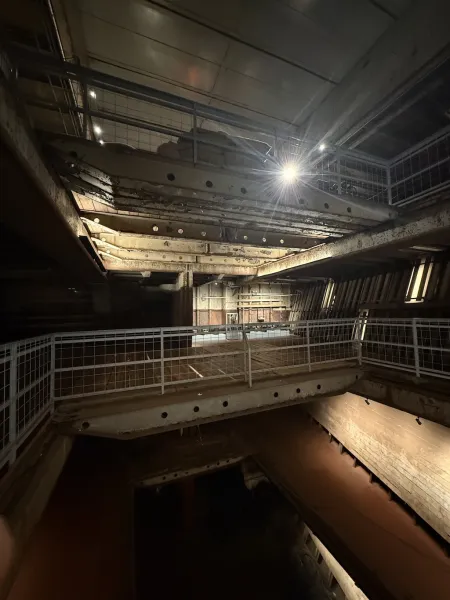 Der Motorraum der Cap San Diego