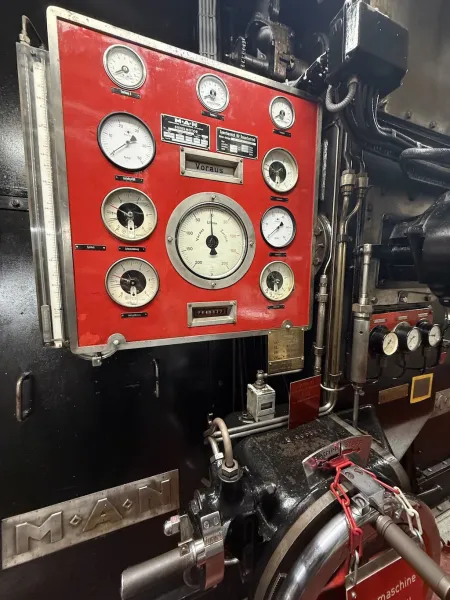 Der Motorraum der Cap San Diego